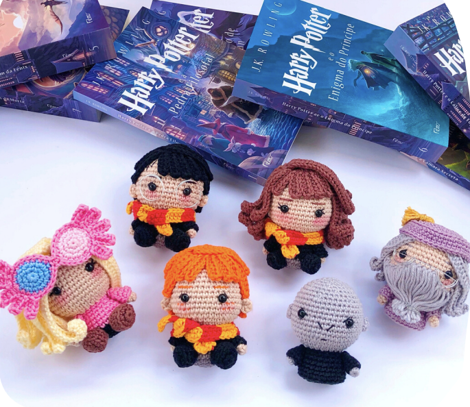 Chaveiro amigurumi modelo 6
