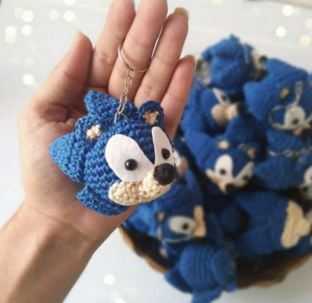 Chaveiro amigurumi modelo 7