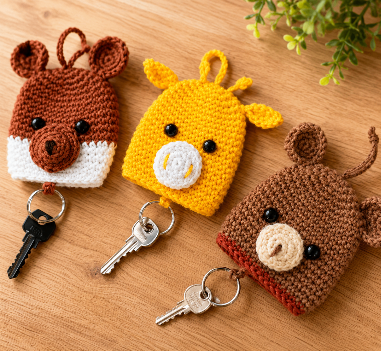 Chaveiro amigurumi modelo 3