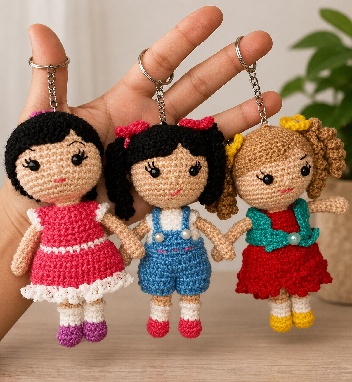 Chaveiro amigurumi modelo 4